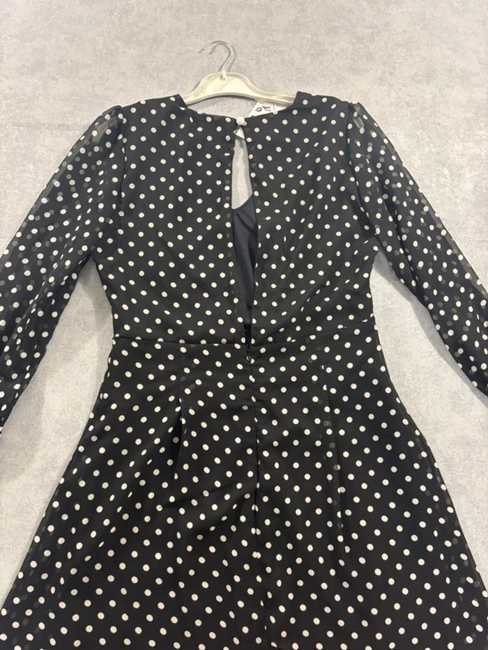 Robe courte à pois blanche et noir Taille 38 Catraza - photo numéro 7