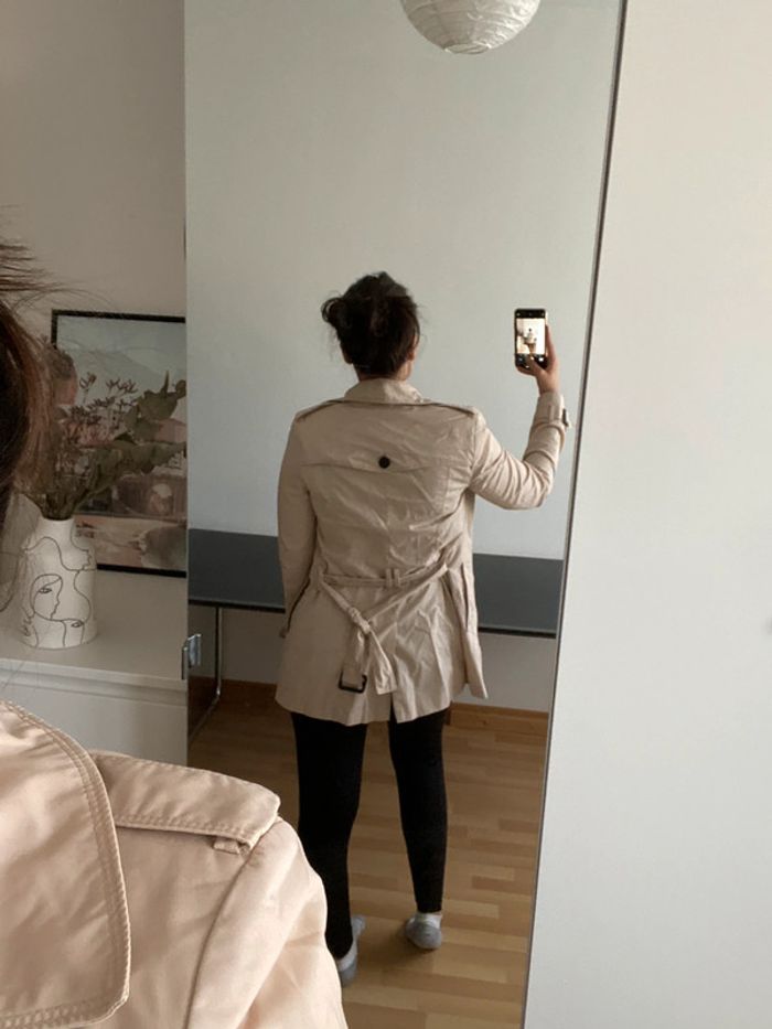 Trench court beige / Taille M - photo numéro 4