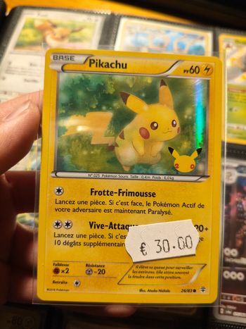 Pikachu stamp 20ans 