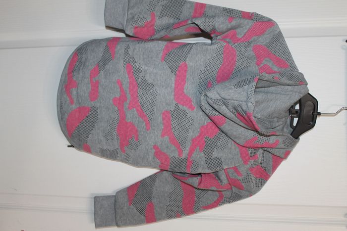 jogging survêtement gris et rose 6ans - photo numéro 2