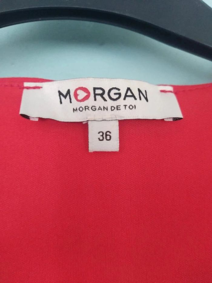 Robe habillé Morgan rouge taille 36 - photo numéro 3