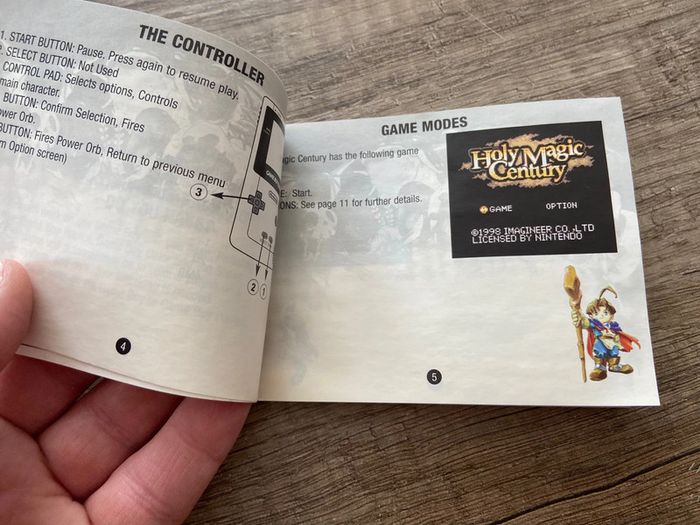 Notice holy magic century gameboy color - photo numéro 4