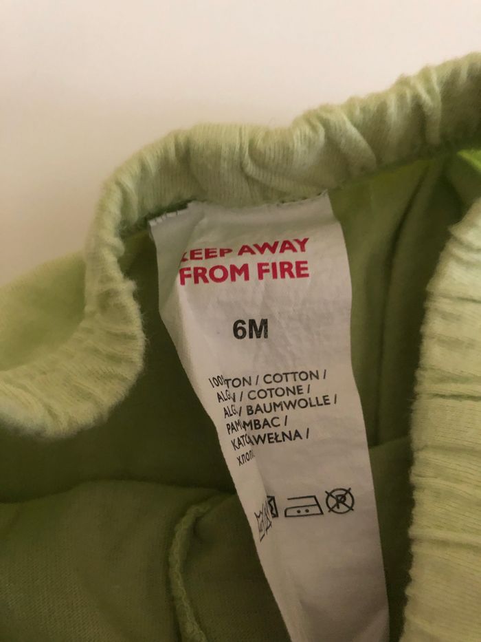 leggings vert fille - 6 mois - photo numéro 2