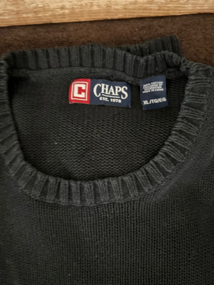 Chaps by Ralph Lauren pull noir coton - photo numéro 3