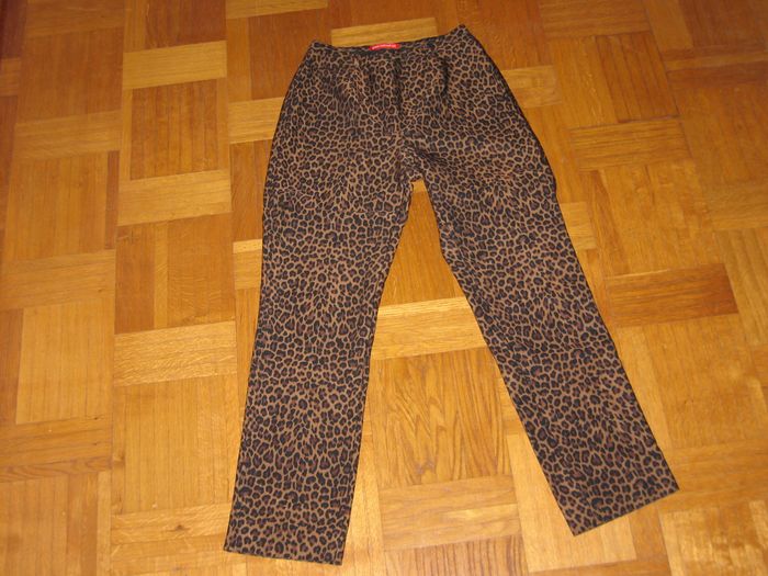 Pantalon stretch imprimé léopard Manoukian - photo numéro 3