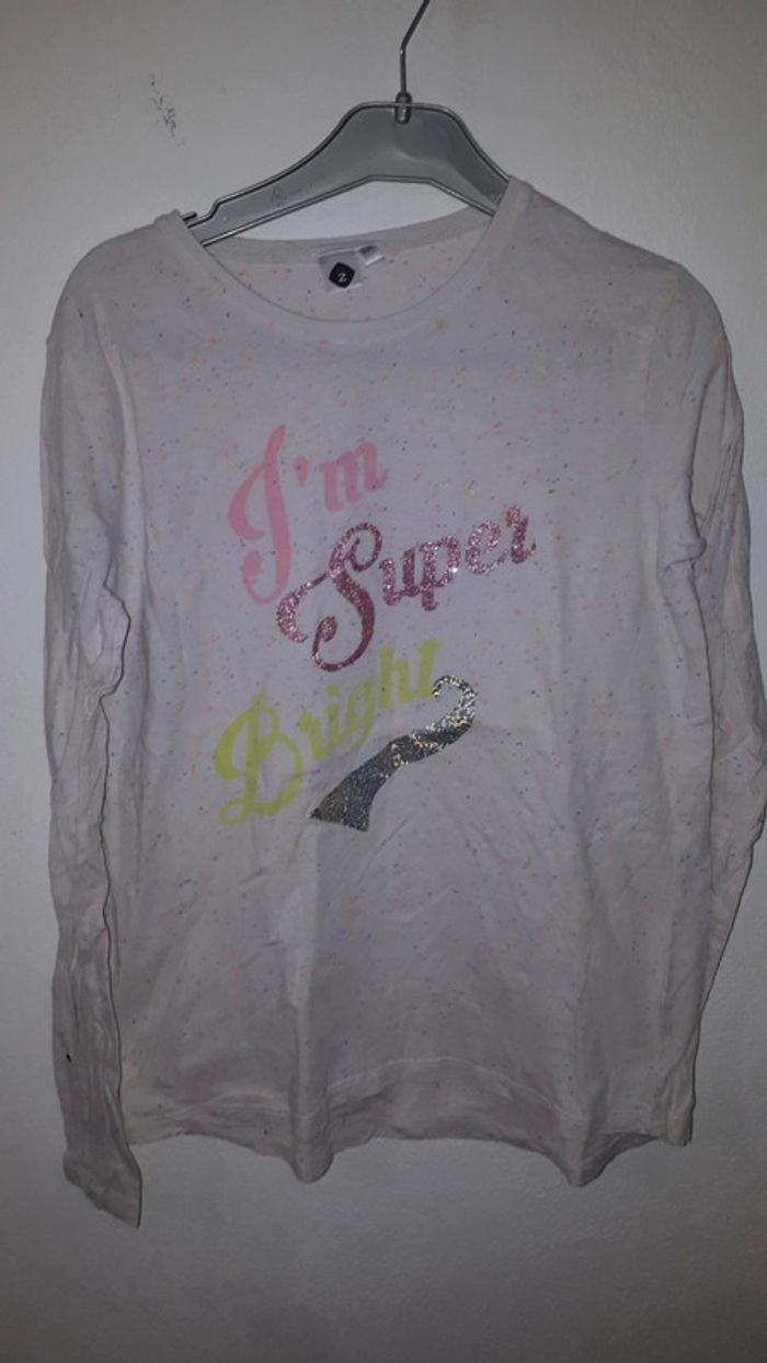 T shirt manches longues 12 ans fille