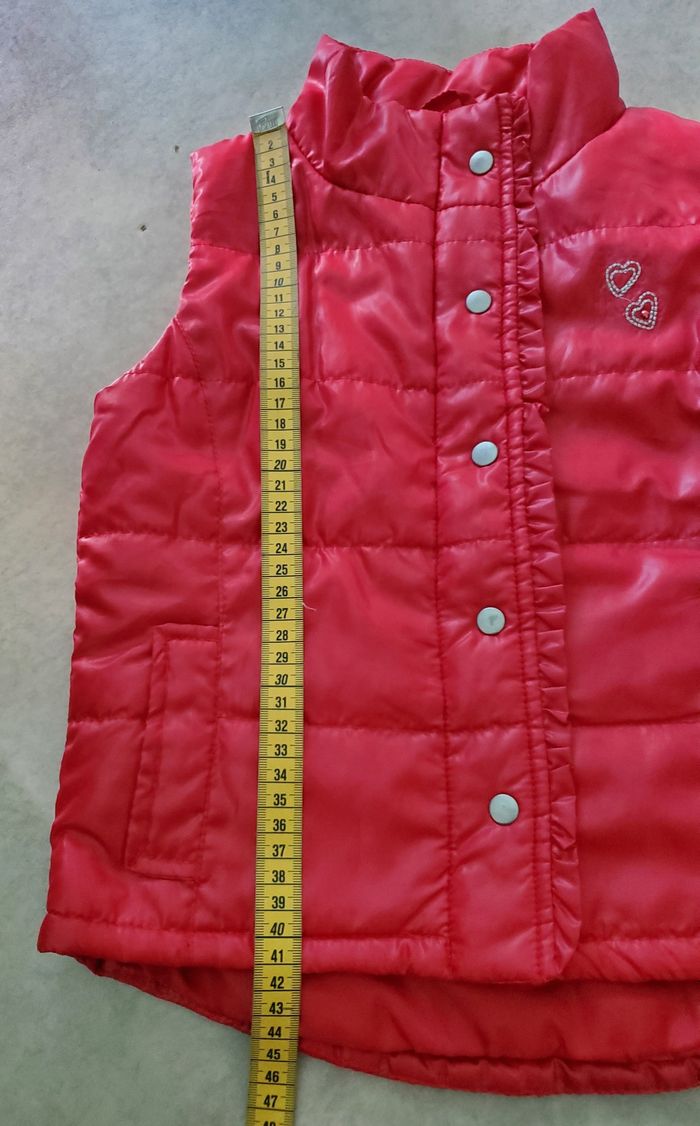 Doudoune rouge sans manches fille 6 ans - photo numéro 8