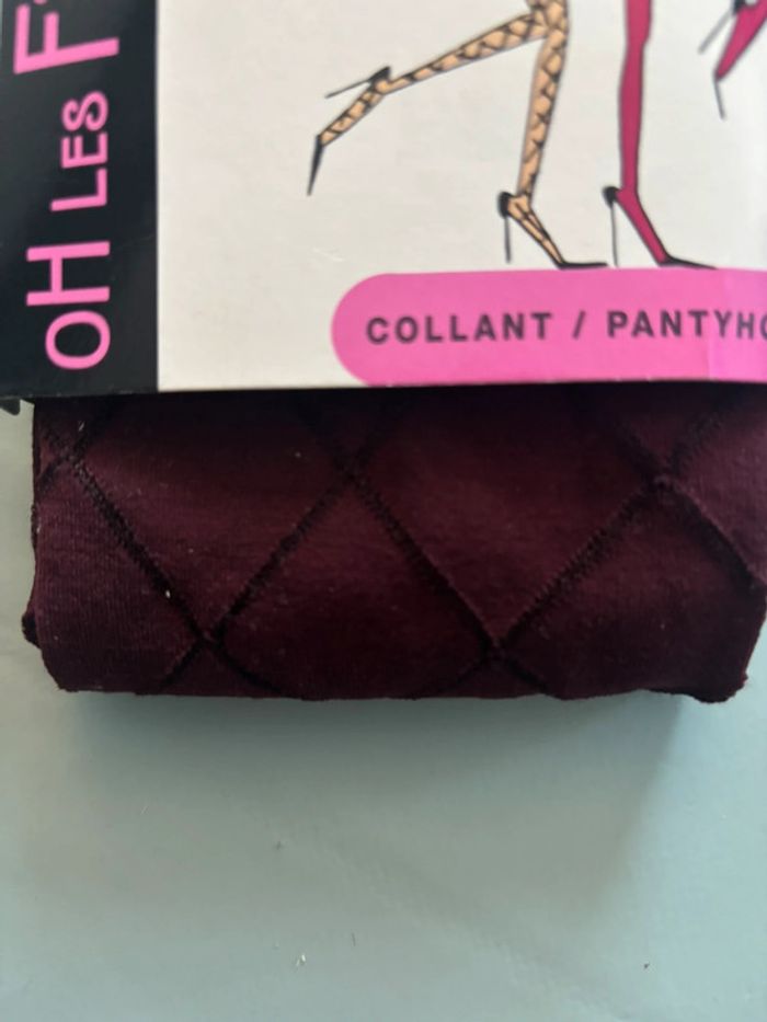 Collant / pantyhose aubergine T3/4 - photo numéro 3