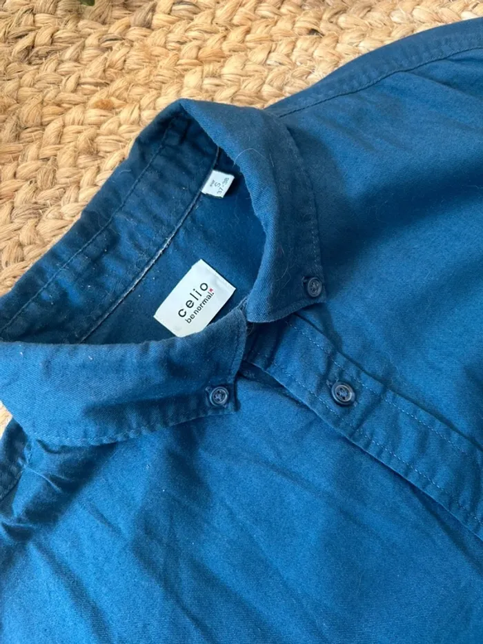 Chemise bleu marine taille S - photo numéro 2