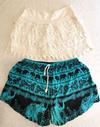 2 shorts en coton