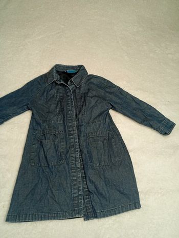 Magnifique veste longue en jean DPAM taille 6 ans