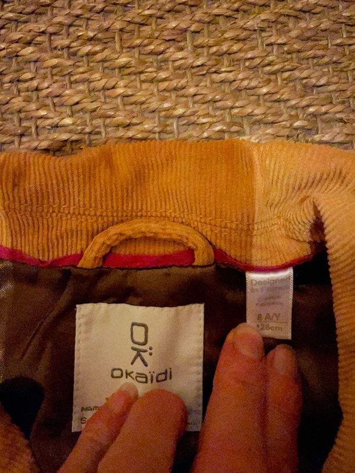 Veste chaude velours fille Okaïdi 8 ans - photo numéro 6