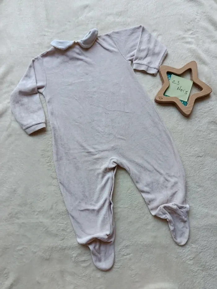 Pyjama velours rose 23 mois - photo numéro 6
