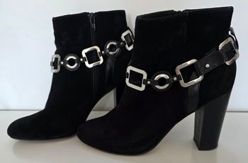 Bottines André Noires Suédine taille 39