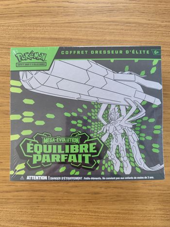 ETB cartes Pokémon ME03 Équilibre parfait coffret dresseur d'elite zygarde neuf