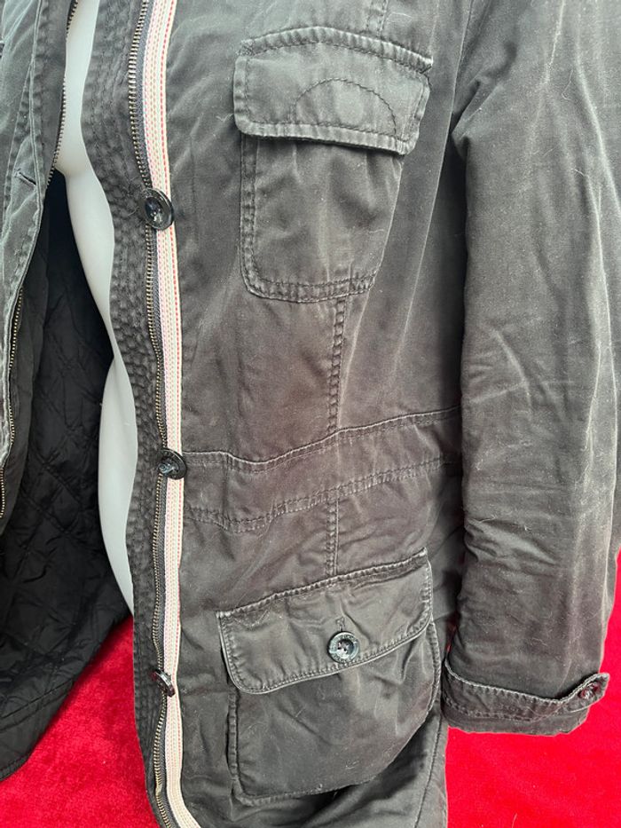 Veste longue Esprit Femme T.44 – Style Parka Hiver noir – look vintage - photo numéro 19