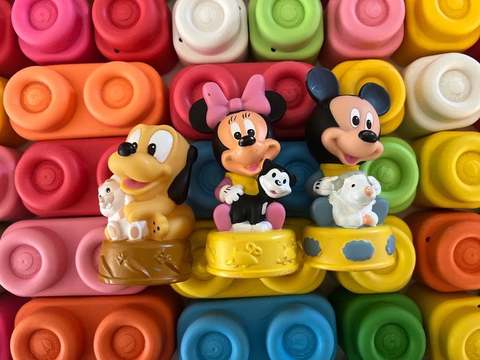 Lot de cube lego Clementoni + disney - photo numéro 5