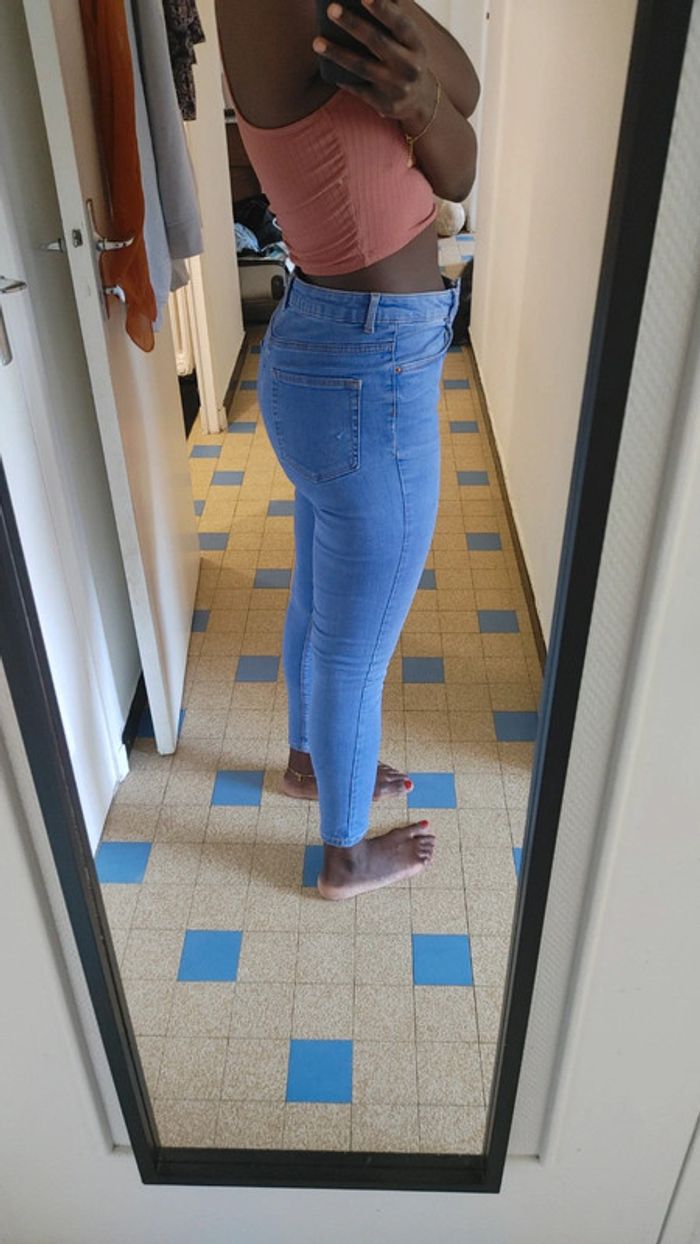 Jeans slim old school 2010 taille haute - photo numéro 3