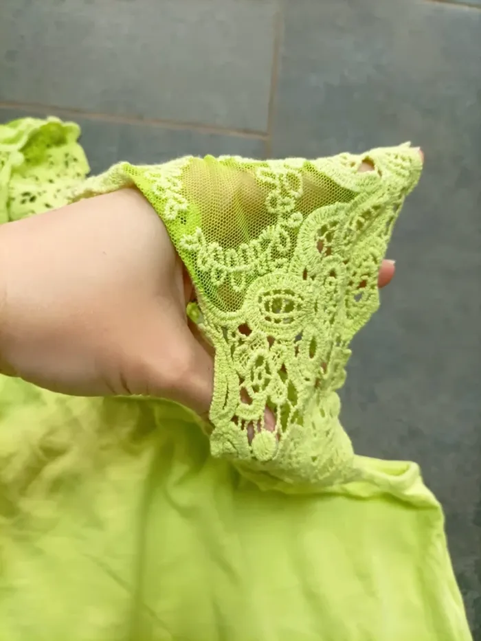 Top dentelle broderie - photo numéro 2