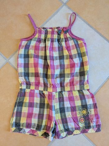 Combinaison short été orchestra 5 ans fille très bon état