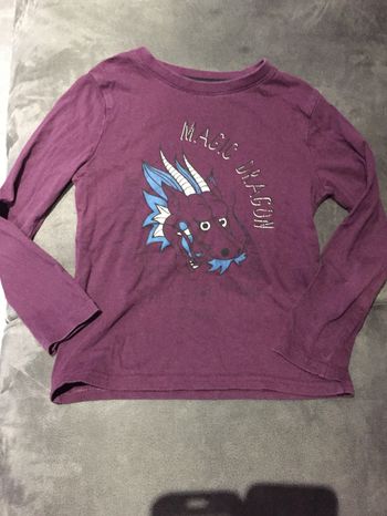 Tee shirt manche longue dragon