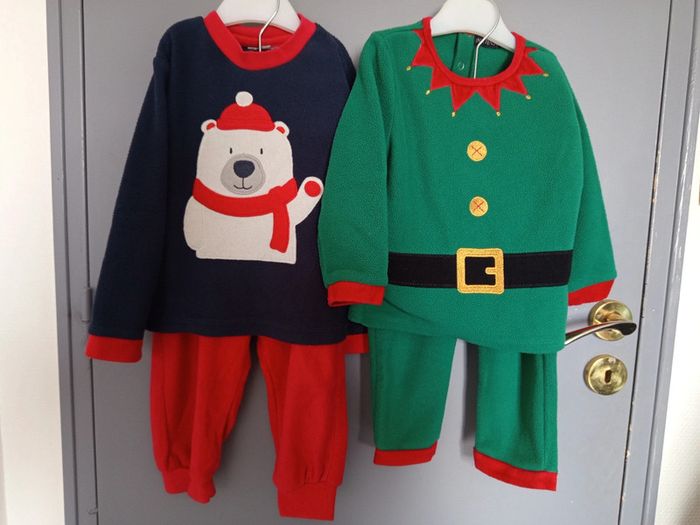 Lot pyjama polaire 3 ans / 86-92 cm