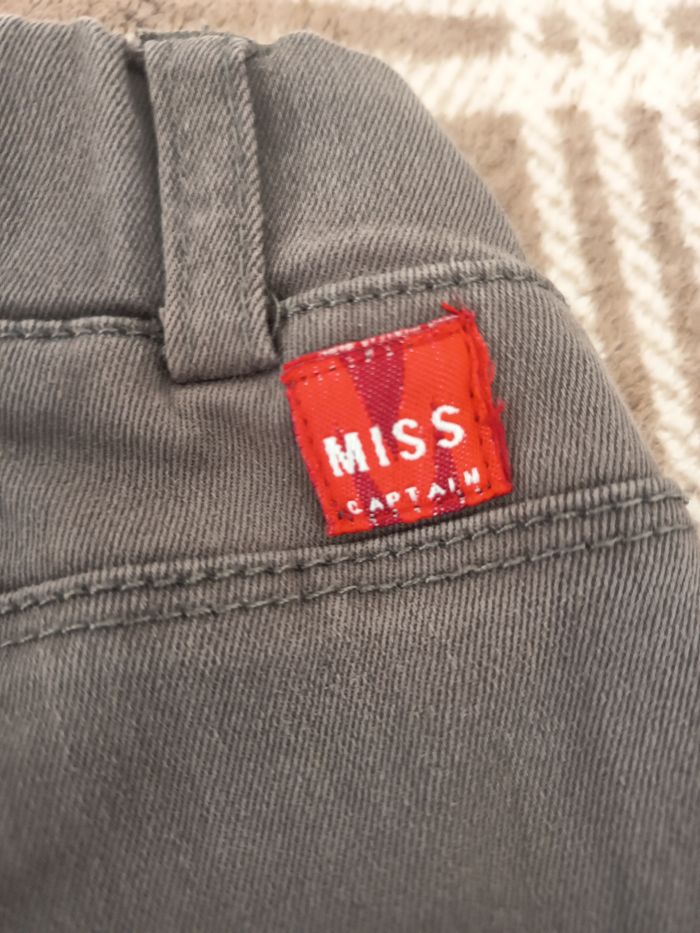 👖Jegging Gris Uni - Taille 38 / Miss Captain - photo numéro 6