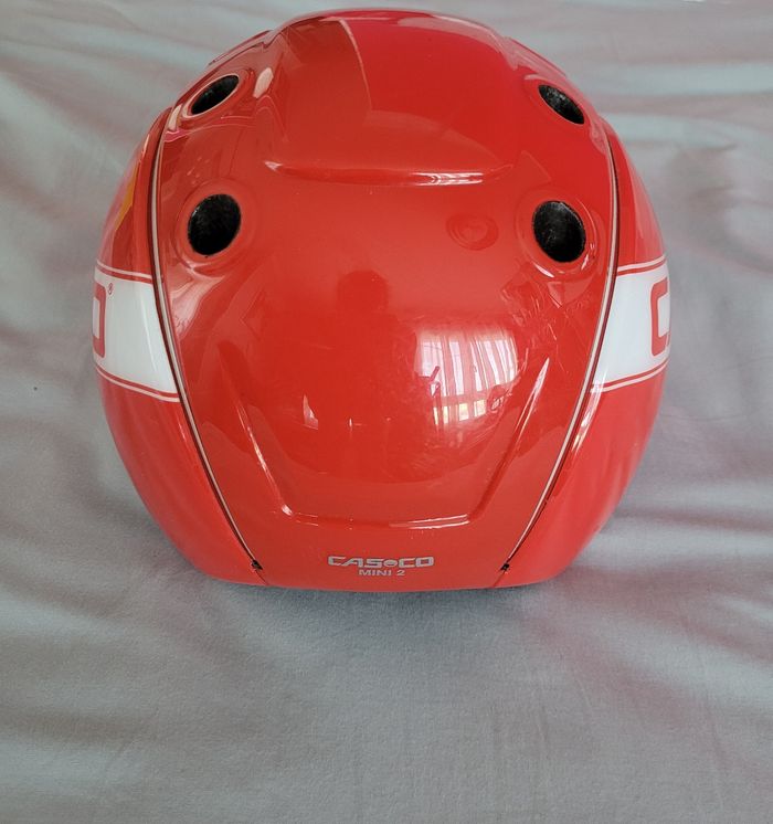Casque vélo/ski Casco enfant rouge - Taille S (52 - 56 cm) - photo numéro 5