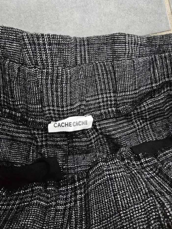 Short taille haute à carreaux - photo numéro 4