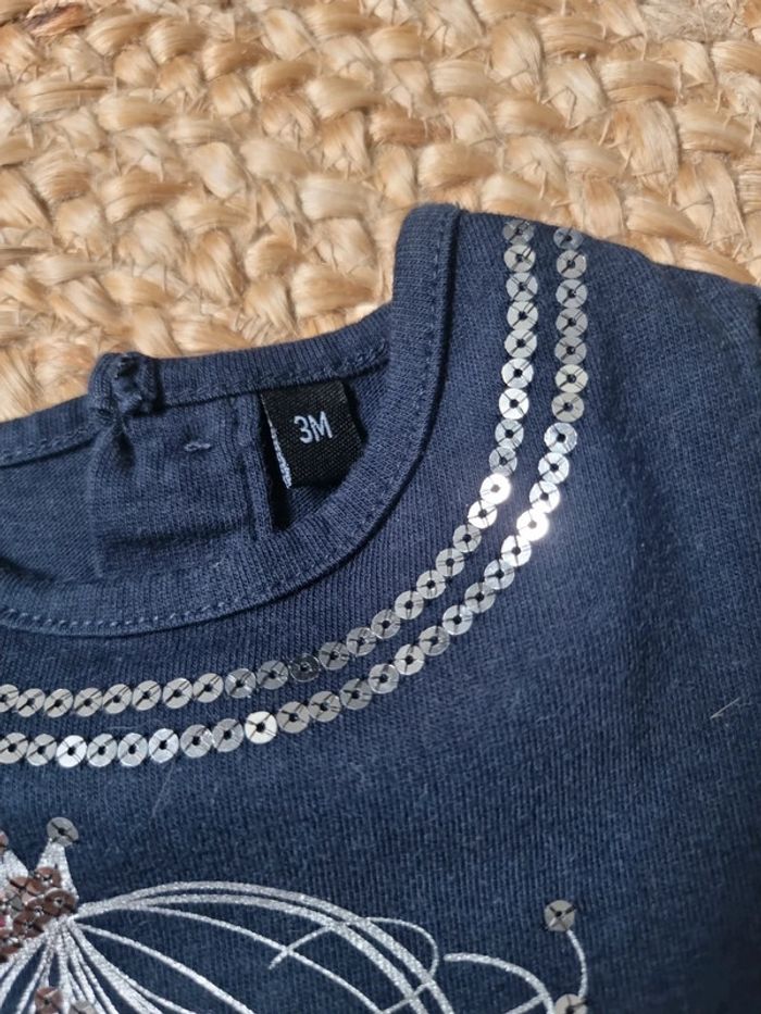 Robe bleu marine 3 mois - photo numéro 2