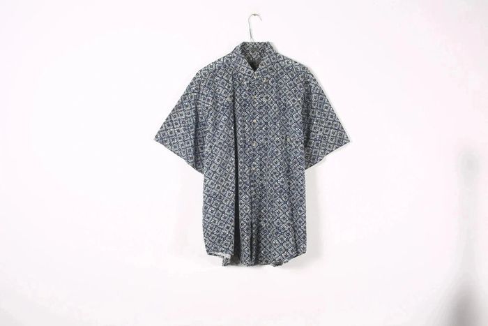 Chemisette vintage 90's en coton motif tribal (#240368) - photo numéro 4