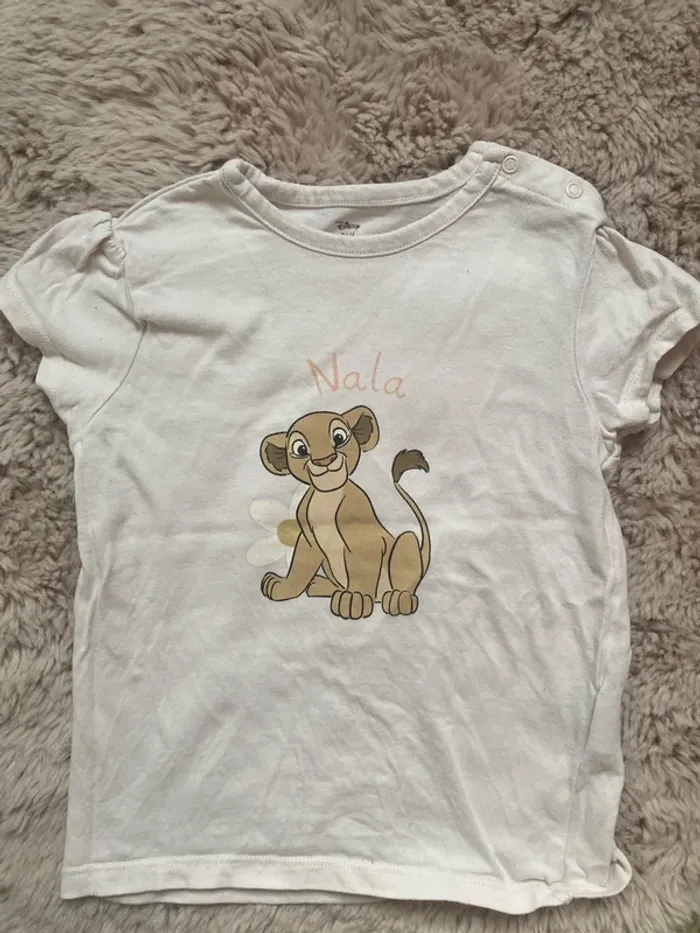 T-shirt roi lion 36 mois