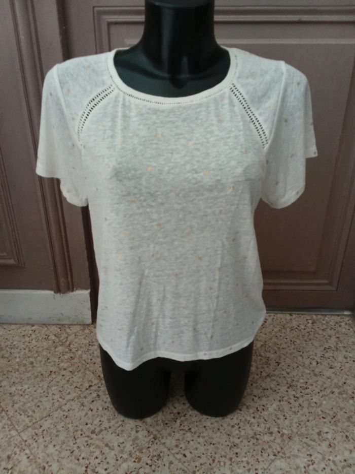 Tee shirt manche courte Camaïeu Taille 36🌹 - photo numéro 2