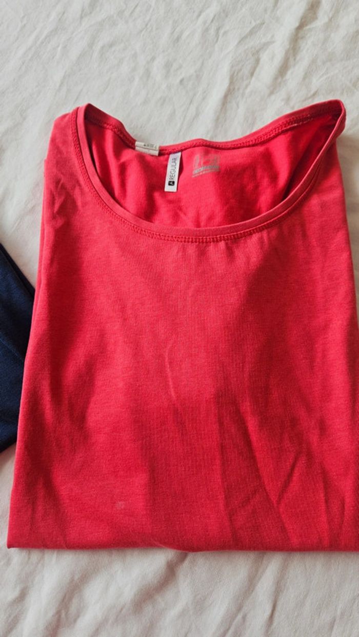 Lot 2 t-shirts femme Domyos Taille L - photo numéro 4