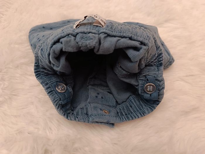 Short taille réglable velours côtelé étoiles T. 18 mois Lulu Castagnette - photo numéro 8