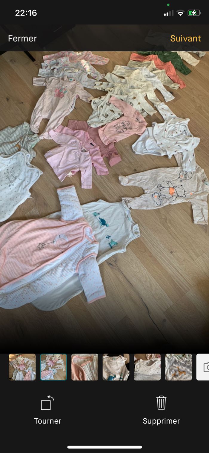 Lot vêtements 0-3 mois - photo numéro 2