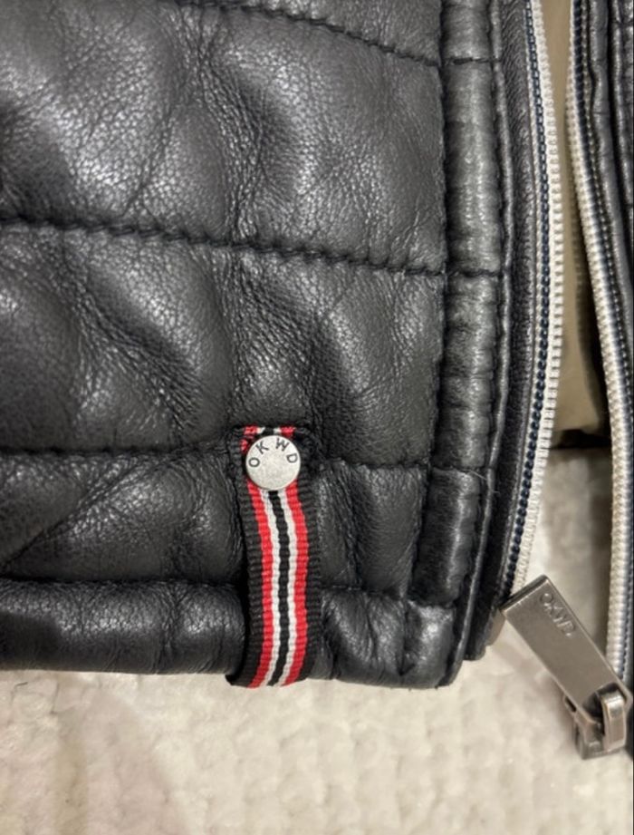 Doudoune cuir noire oakwood - photo numéro 9