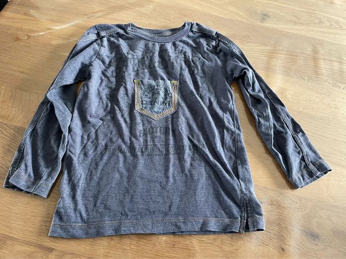 Tee shirt lot de 2 manches longues 6 ans - photo numéro 4