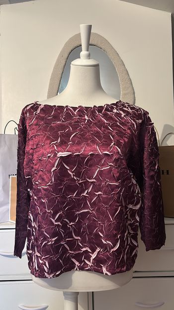 Haut couleur prune Un1Deux2Trois3 T46/48
