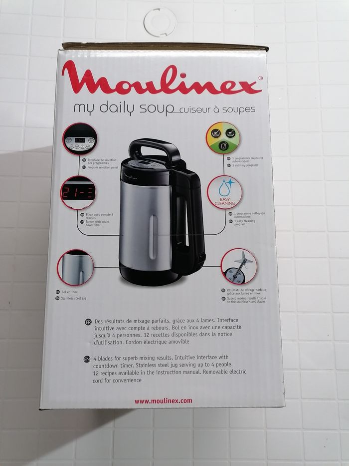 Moulinex Blender chauffant My Daily Soup neuf et emballé - photo numéro 2