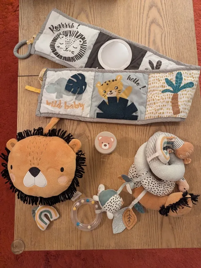 Lot verbaudet Hanoi Tanzanie spirale jeux musical, cubes à empiler