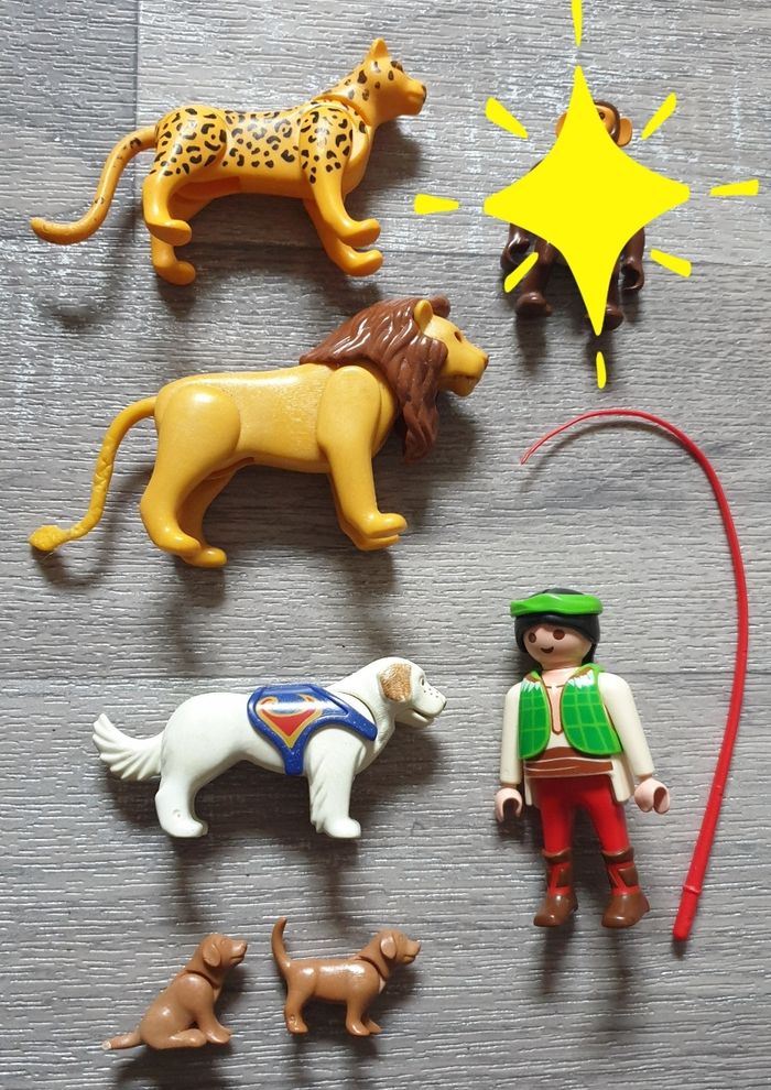 Playmobil : Roulotte + Cage aux fauves - photo numéro 3