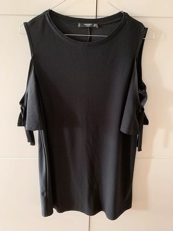Tunique / Robe courte noire Mango Taille S