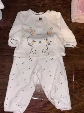 pyjama lapin deux pièce