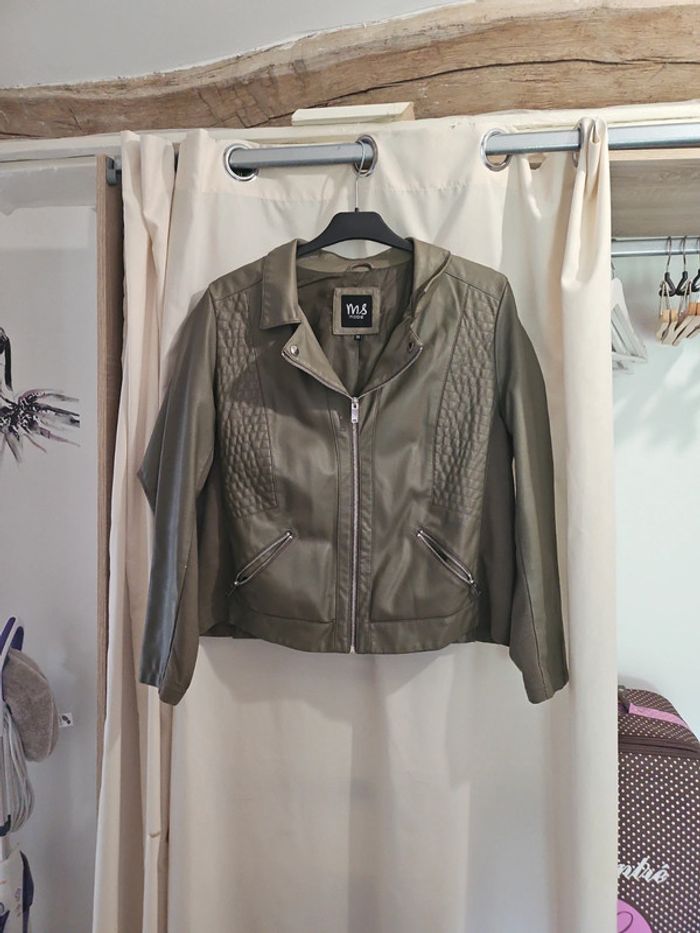 Belle veste bi matiere