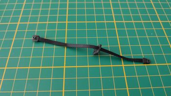 Ceinture de sécurité 81C n°81 pièce détachée Porsche 911 Carrera RS 2.7 1/8 1/8ème Altaya #B37