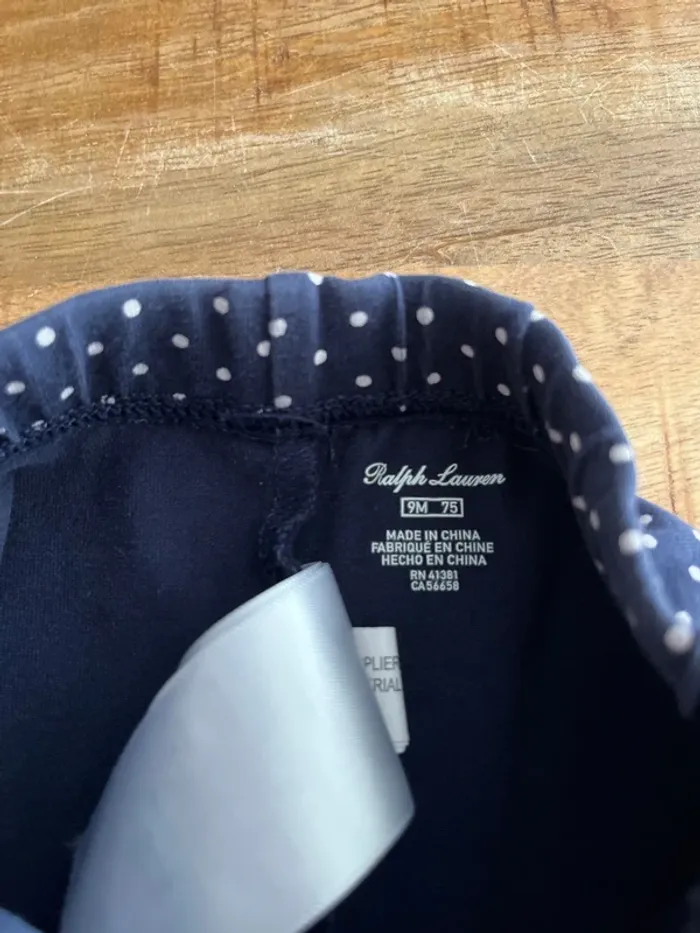 Legging/Pantalon Ralph Lauren 9mois - photo numéro 3
