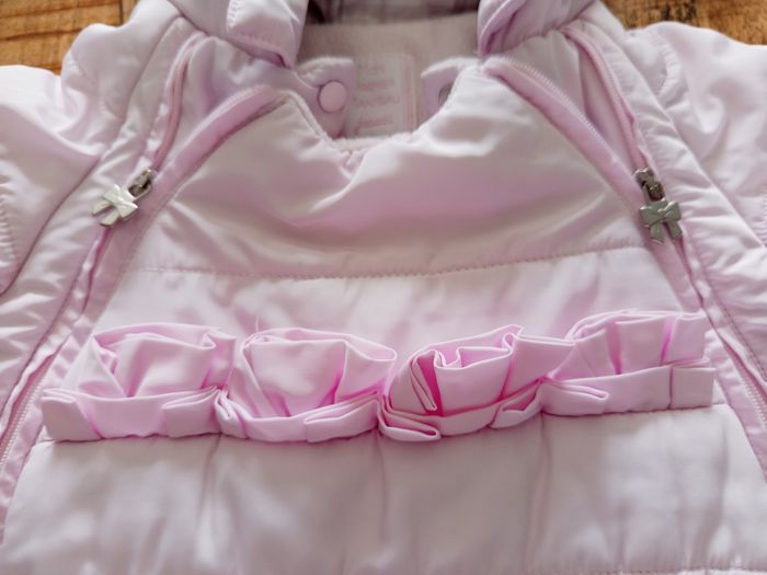 Combinaison pilote rose pâle bébé fille - 6 mois - Très bon état - photo numéro 6