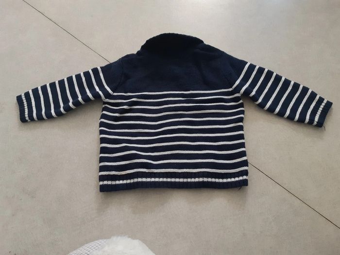 Gilet rayé t. 12 mois - photo numéro 2