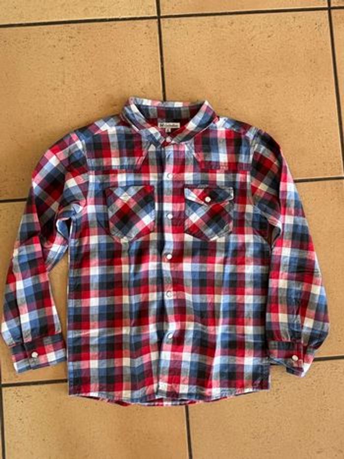 Chemise  manches longues garçon 8 ans